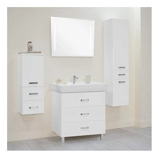 Тумба под умывальник напольная Aquaton Америна 80 M белый 1A169101AM010