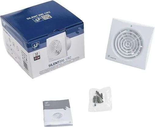 Вентилятор вытяжной Soler &amp; Palau SILENT-200 CRZ белый