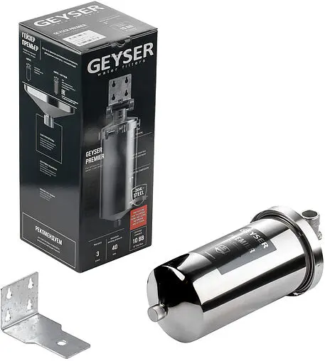 Корпус фильтра 1"н x 1"н Big Blue 10" Гейзер Премьер 50754 Корпус фильтра 1"н x 1"н Big Blue 10" Гейзер Премьер 50754