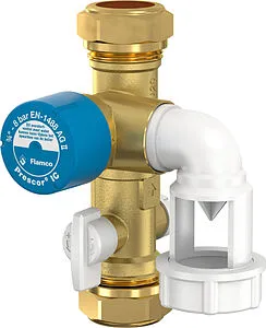 Группа безопасности бойлера 22мм 8 бар Flamco Prescor IC ¾ compression 27190 Группа безопасности бойлера 22мм 8 бар Flamco Prescor IC ¾ compression 27190, 1