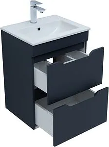 Тумба-умывальник Aquanet Практика 50 маренго 00330456+44050, 5