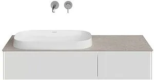 Тумба-умывальник подвесная Kerama Marazzi Magica 120 утренний серый матовый MA.120.2\MGR.M+MA.wbi.65+, 3