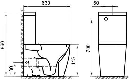 Бачок для унитаза BelBagno Etna белый BB2157T