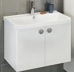 Тумба-умывальник подвесная Comforty Флоренция 70П белый 00003127388CF Тумба-умывальник подвесная Comforty Флоренция 70П белый 00003127388CF, 1