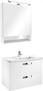 Шкаф-зеркало Roca Gap 80 белый матовый ZRU9302750, 2