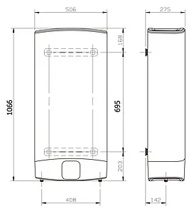 Водонагреватель накопительный электрический Ariston ABS VLS EVO INOX PW 80 3626116-R, 4