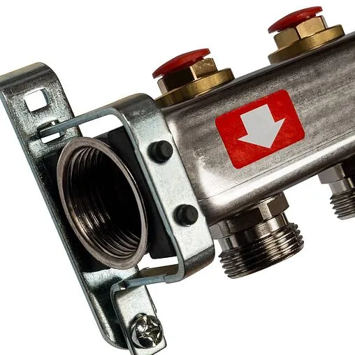 Группа коллекторная без расходомеров 2 отвода 1&quot;в/в x ¾&quot;ек Stout SMS-0932-000002