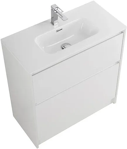 Тумба-умывальник напольная BelBagno KRAFT 70 Bianco Opaco KRAFT39-700/390-2C-PIA-BO+BB700/390ETL
