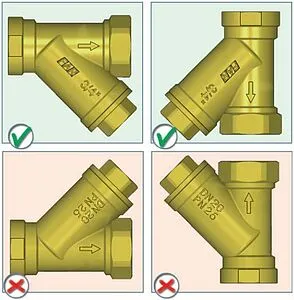 Фильтр угловой сетчатый ¾"в x ¾"в Far FA 2390 34300C Фильтр угловой сетчатый ¾"в x ¾"в Far FA 2390 34300C, 3