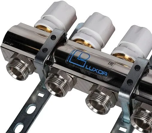 Группа коллекторная с расходомерами 4 отвода 1&quot;в/в x ¾&quot;ек Luxor CD 473M/4 15652704MN