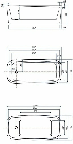 Ванна акриловая отдельностоящая Allen Brau Infinity 3 170x78 белый/панель платина 2.21003.20/PGM Ванна акриловая отдельностоящая Allen Brau Infinity 3 170x78 белый/панель платина 2.21003.20/PGM