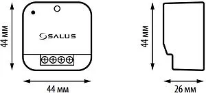 Исполнительное устройство для беспроводных терморегуляторов серии Salus Standard SR868, 2