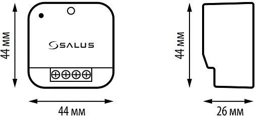 Исполнительное устройство для беспроводных терморегуляторов серии Salus Standard SR868