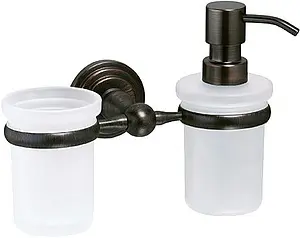 Дозатор для жидкого мыла Wasserkraft Isar темная тёмная бронза 7389 Дозатор для жидкого мыла Wasserkraft Isar темная тёмная бронза 7389, 1