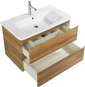 Тумба-умывальник подвесная BelBagno ALBANO-CER 80 Rovere Rustico ALBANO-CER-800-2C-SO-RR+12080-KL, 3