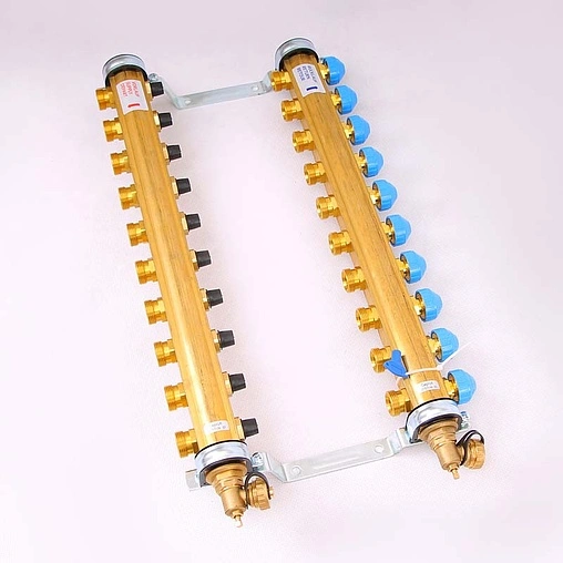 Группа коллекторная без расходомеров 10 отводов 1&quot;в/в x ¾&quot;ек Watts HKV 10004188