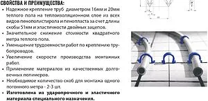 Скоба якорная для трубы в кассете 14-20мм Uni-Fitt 857K2530 Скоба якорная для трубы в кассете 14-20мм Uni-Fitt 857K2530, 4