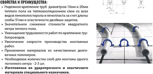 Скоба якорная для трубы в кассете 14-20мм Uni-Fitt 857K2530 Скоба якорная для трубы в кассете 14-20мм Uni-Fitt 857K2530
