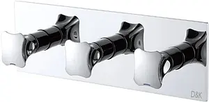 Смеситель для ванны скрытого монтажа D&K Hessen Grimm хром DA1384801 Смеситель для ванны скрытого монтажа D&K Hessen Grimm хром DA1384801, 1