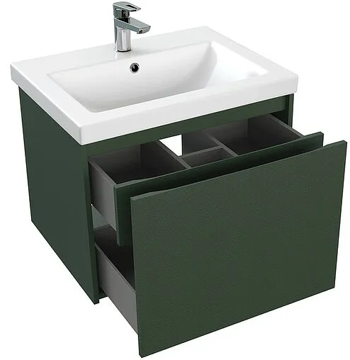 Тумба под умывальник подвесная Cersanit Grande 60 зеленый 64302