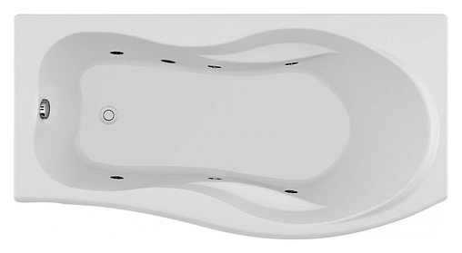 Ванна акриловая Aquanet Borneo 170x90 R 00203910