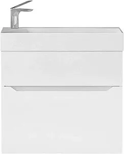 Тумба под умывальник подвесная Raval Brik 65 белый Brk.01.65/P/W/RL, 3