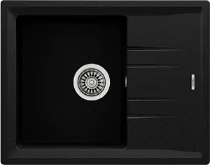 Мойка кухонная Teka Stone 45 S-TG 1B 1D черный металлик 115330045 Мойка кухонная Teka Stone 45 S-TG 1B 1D черный металлик 115330045, 1