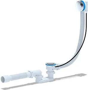 Слив-перелив для ванны Ани Пласт хром EM701 Слив-перелив для ванны Ани Пласт хром EM701, 1