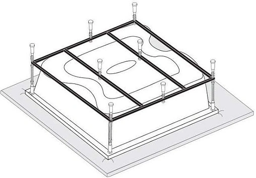 Каркас для ванны Vagnerplast Helios 194x170 VPK194170