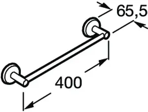 Полотенцедержатель Roca Twin хром 816709001, 2