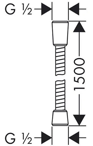 Шланг для душа Lemark Turn-Free 150см чёрный матовый LE8023S-Black