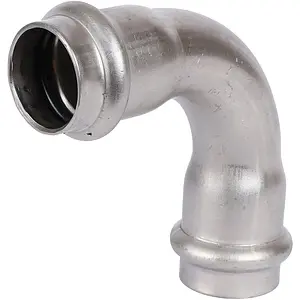 Уголок пресс двухраструбный 22мм угол 90° Sanha NiroSan 9002A 69002A22 Уголок пресс двухраструбный 22мм угол 90° Sanha NiroSan 9002A 69002A22, 1