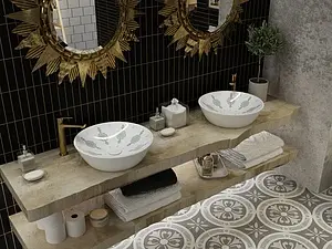 Раковина ISVEA IsveArte 45 белый/декор Patrizia 10SY66045SV-PTZ Раковина ISVEA IsveArte 45 белый/декор Patrizia 10SY66045SV-PTZ, 5