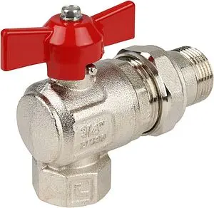 Кран шаровый с американкой угловой ¾"в x ¾"н Itap Ideal 2980034 Кран шаровый с американкой угловой ¾"в x ¾"н Itap Ideal 2980034, 5