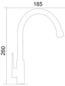 Кран для раковины Gross Aqua Professional хром 0225148C, 2