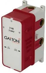 Скрытая часть смесителя для 3 потребителей Gattoni GBOX SC0061 Скрытая часть смесителя для 3 потребителей Gattoni GBOX SC0061