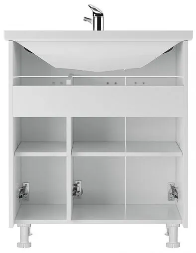 Тумба под умывальник напольный Айсберг Амур 70 белый DA1135T