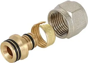 Концовка для металлопластиковых труб ½&quot;к x 16x2.0мм Valtec VTc.710.N.1604, 3