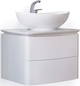 Тумба-умывальник подвесная Raval Moon белый Moo.01.60/P/W+30366 Тумба-умывальник подвесная Raval Moon белый Moo.01.60/P/W+30366, 1