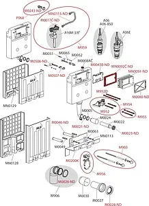 Инсталляция для подвесного унитаза AlcaPlast Alcamodul AM100/1000 Инсталляция для подвесного унитаза AlcaPlast Alcamodul AM100/1000, 2