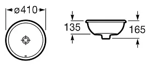 Раковина Roca Foro 41 белый 327884000, 2