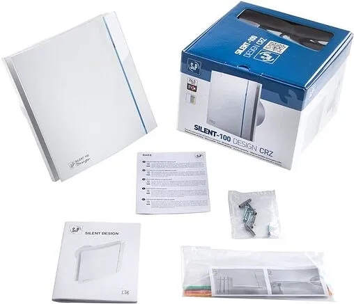 Вентилятор вытяжной Soler &amp; Palau SILENT-100 CRZ DESIGN 3C белый