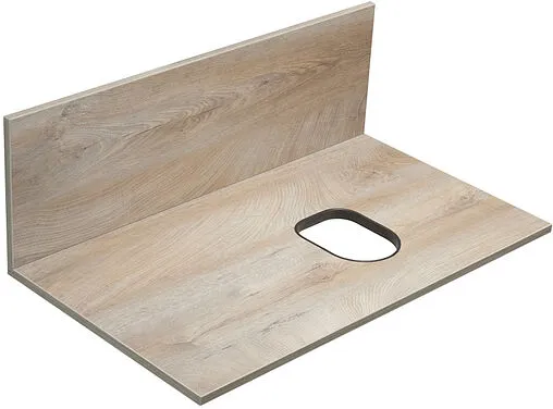 Столешница+панель Aquaton Мишель 80 дуб эндгрейн 1A277003MIX40