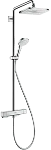 Душевая система с термостатом для душа Hansgrohe Croma E 280 1jet хром 27630000 Душевая система с термостатом для душа Hansgrohe Croma E 280 1jet хром 27630000, 1