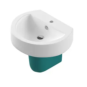 Полупьедестал Sanita Luxe Best Color Motion бирюзовый PD.WH/Best/N/TUR.G/S1 Полупьедестал Sanita Luxe Best Color Motion бирюзовый PD.WH/Best/N/TUR.G/S1, 2