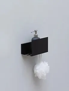 Полка Aquanet Магнум 20 чёрный матовый 00274190, 4