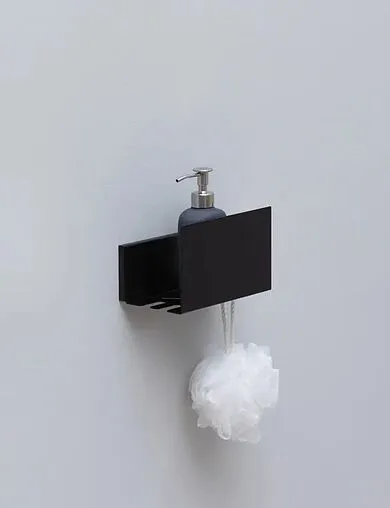 Полка Aquanet Магнум 20 чёрный матовый 00274190