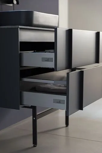 Тумба-умывальник подвесная Allen Brau Reality 120 антрацит 1.32008.AM+