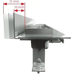 Лоток душевой 950мм h=55мм 0.73л/сек AlcaPlast APZ104-950 Flexible Low, 3