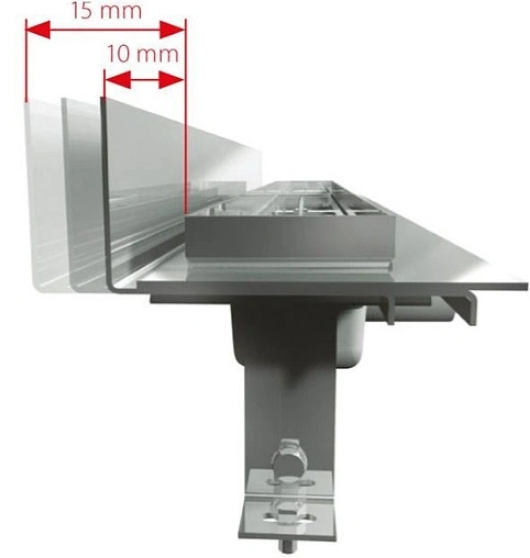 Лоток душевой 950мм h=55мм 0.73л/сек AlcaPlast APZ104-950 Flexible Low